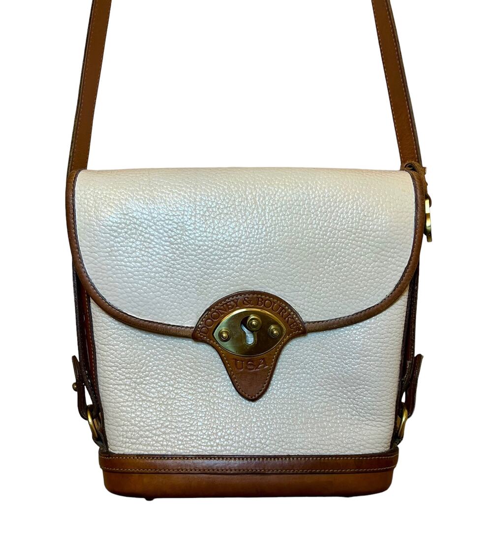 Vintage Dooney & Bourke Cavalry crossbody spectator bag